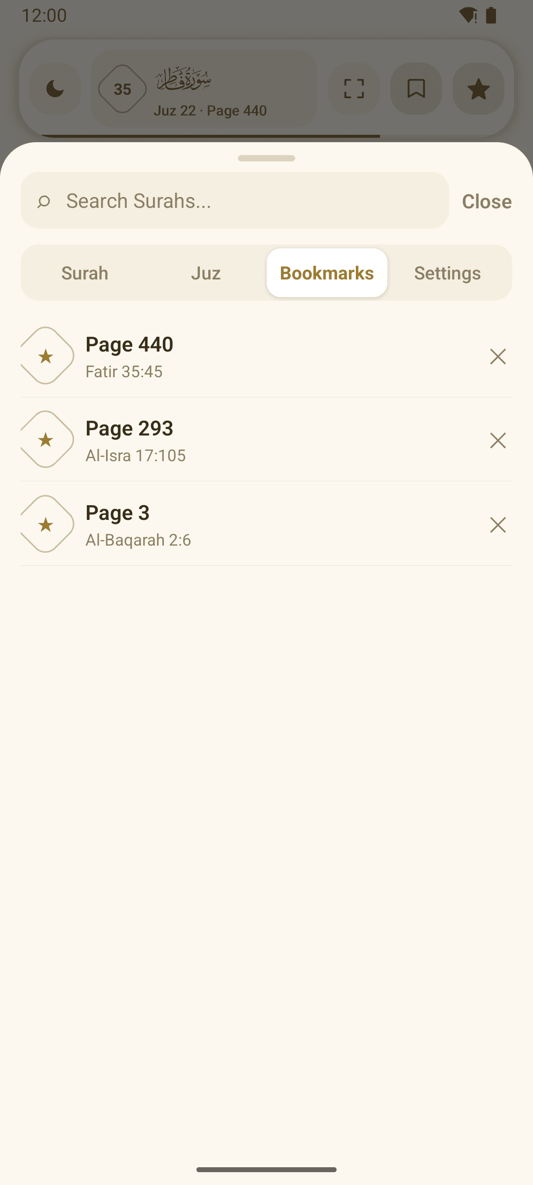 Your bookmarks